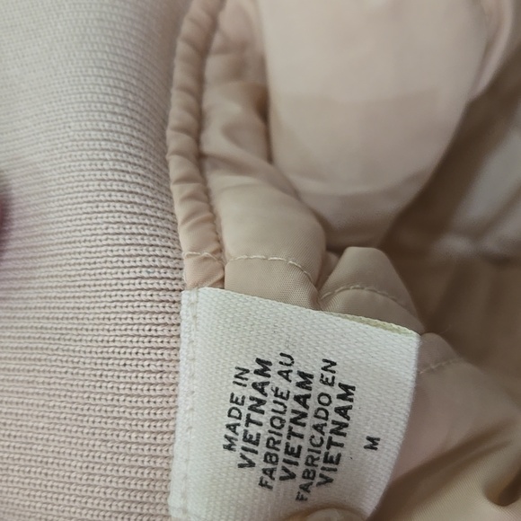 Levi’s After School Tan Jacket Medium Oversize Varsity Baseball Jacket - Picture 10 of 11